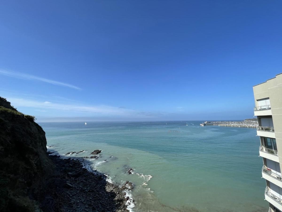 Charmant T2 En Front De Mer, 4 Pers., Ascenseur, Garage, Wi-Fi - Fr-1-361-383 格朗维尔 外观 照片