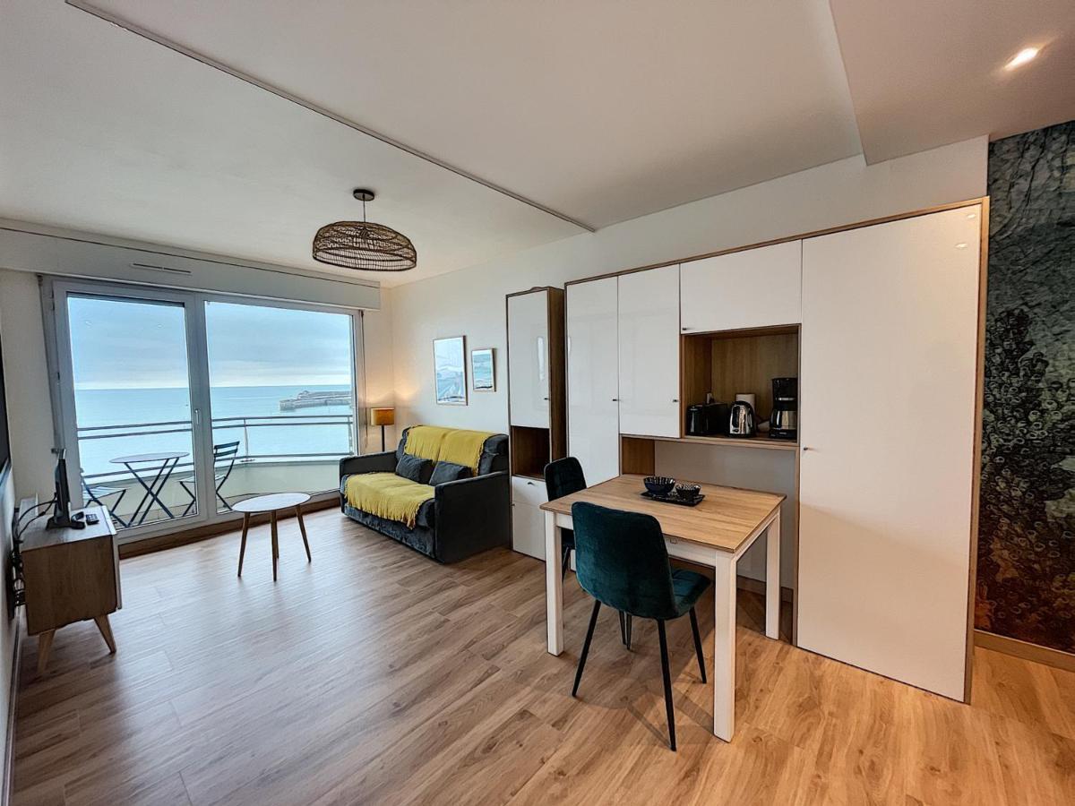 Charmant T2 En Front De Mer, 4 Pers., Ascenseur, Garage, Wi-Fi - Fr-1-361-383 格朗维尔 外观 照片