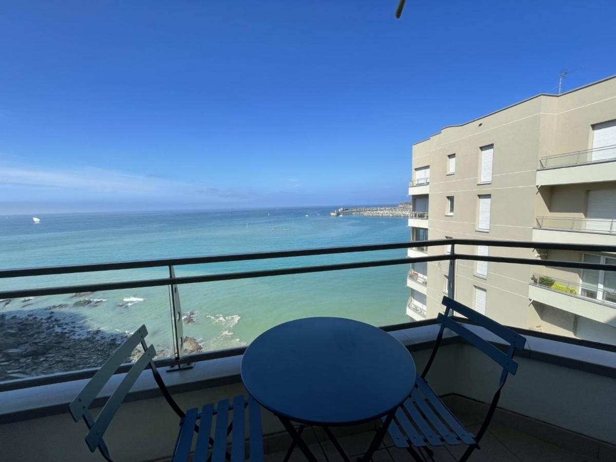 Charmant T2 En Front De Mer, 4 Pers., Ascenseur, Garage, Wi-Fi - Fr-1-361-383 格朗维尔 外观 照片